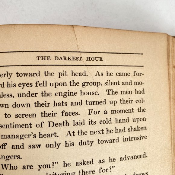 c1920 Sherlock Holmes Valley of Fear A Conan Doyle Hardbound Book Pub A.L. Burt - Picture 14 of 16